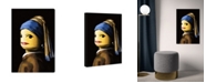 Oliver Gal Toy with The Pearl Earring Canvas Art, 10" x 15"